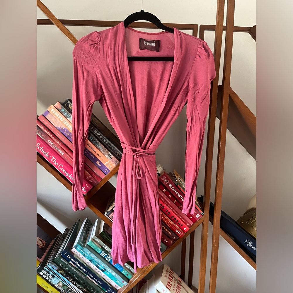 Reformation wrap dress